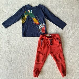 Mini Boden 3T Shirt & Pants Set
